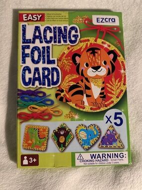 Premium Foil Edge Lacing Cards Kit